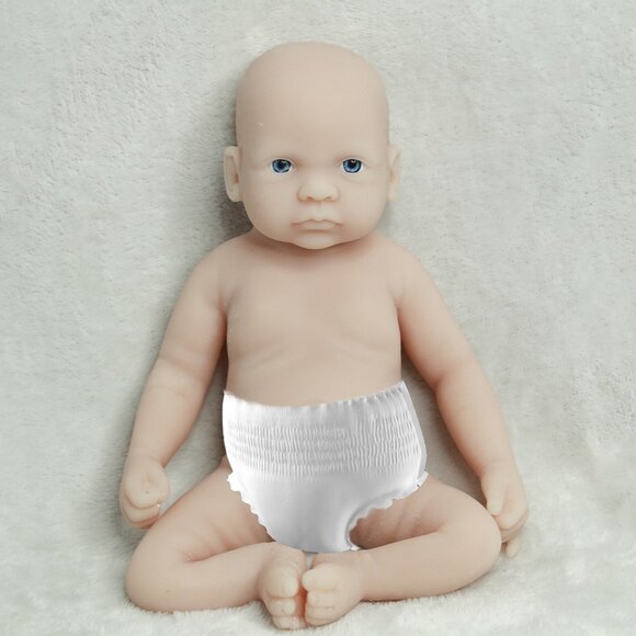 26cm Open Eyes Silicone Reborn Baby Doll 1.32lbs Full Silicone Newborn Girl Doll - Picture 7 of 7